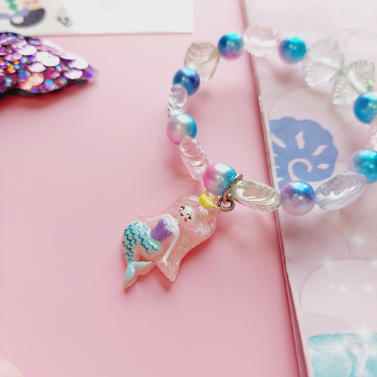 6-pack 12-pack mermaid bracelets product photo