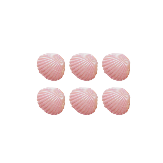 6-pack 12-pack mermaid pink shell jewellery box product photo