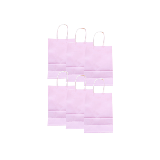 6-pack 12-pack pastel pink party bags product photo