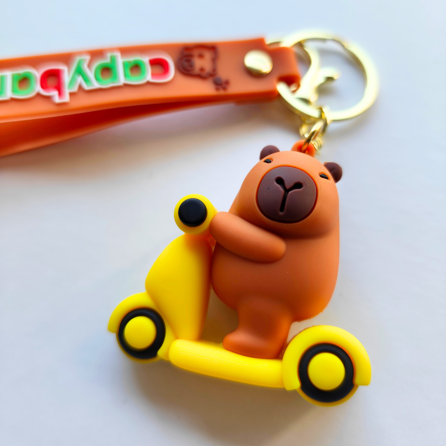 Capybara keyrings charm