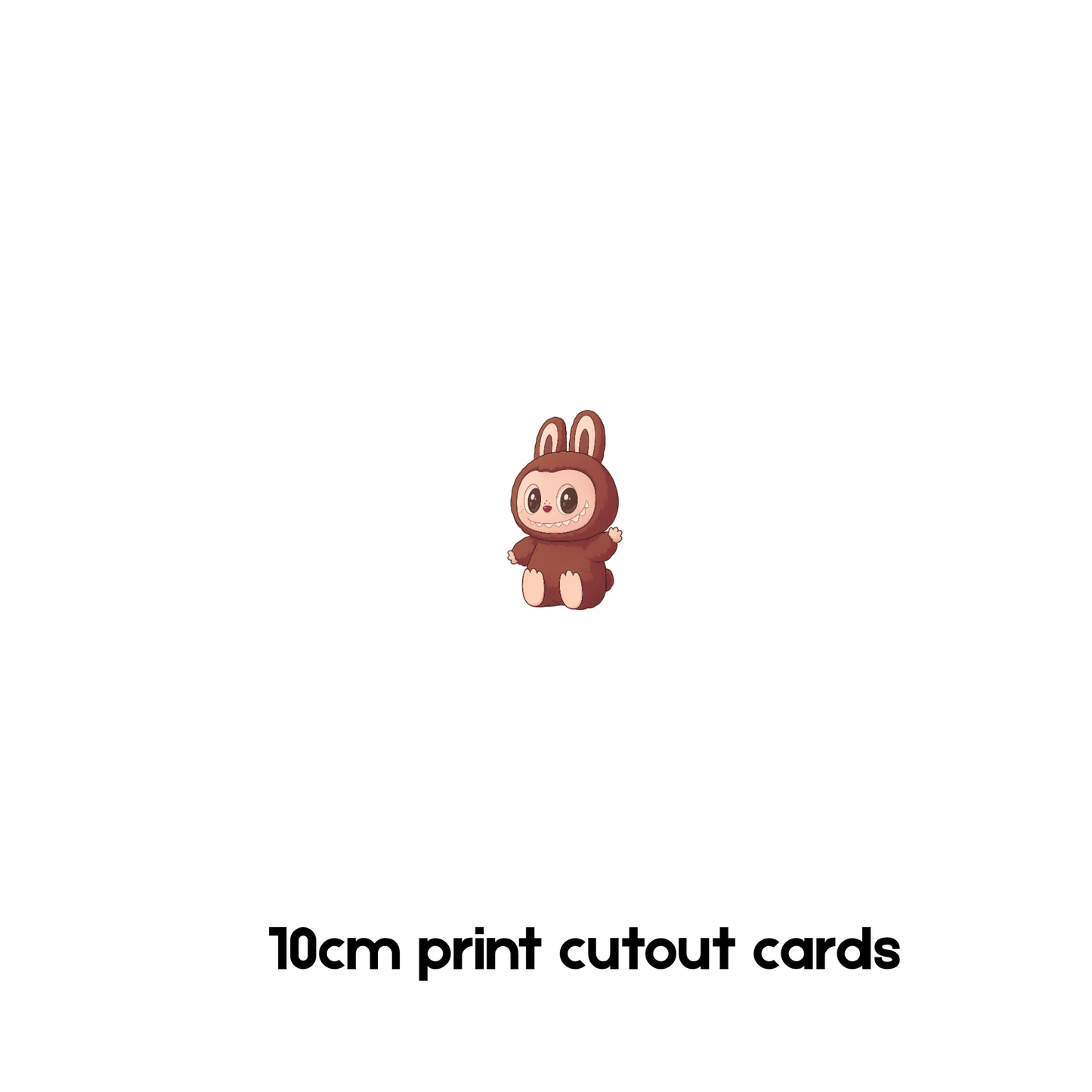 Personalised DIY labubu influenced style themed balloon sculpture stack stand