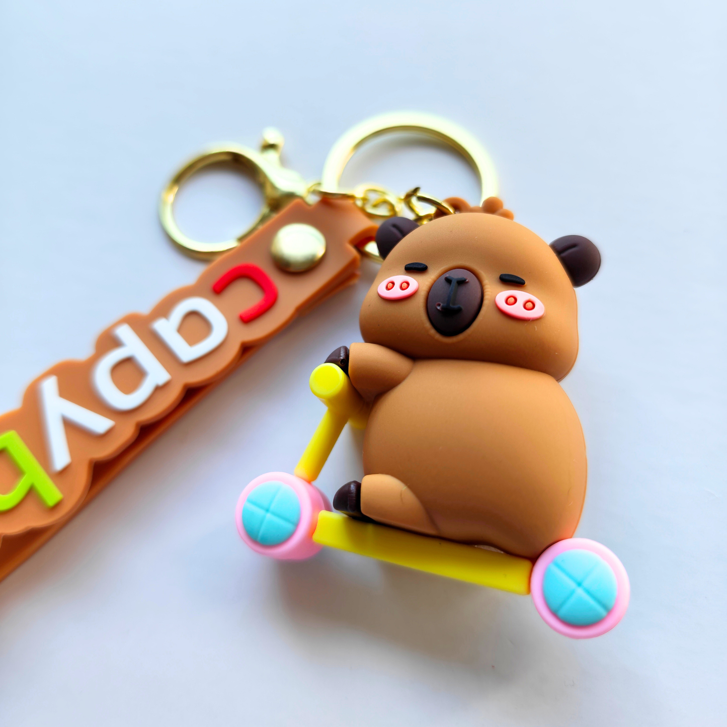 Capybara keyrings charm