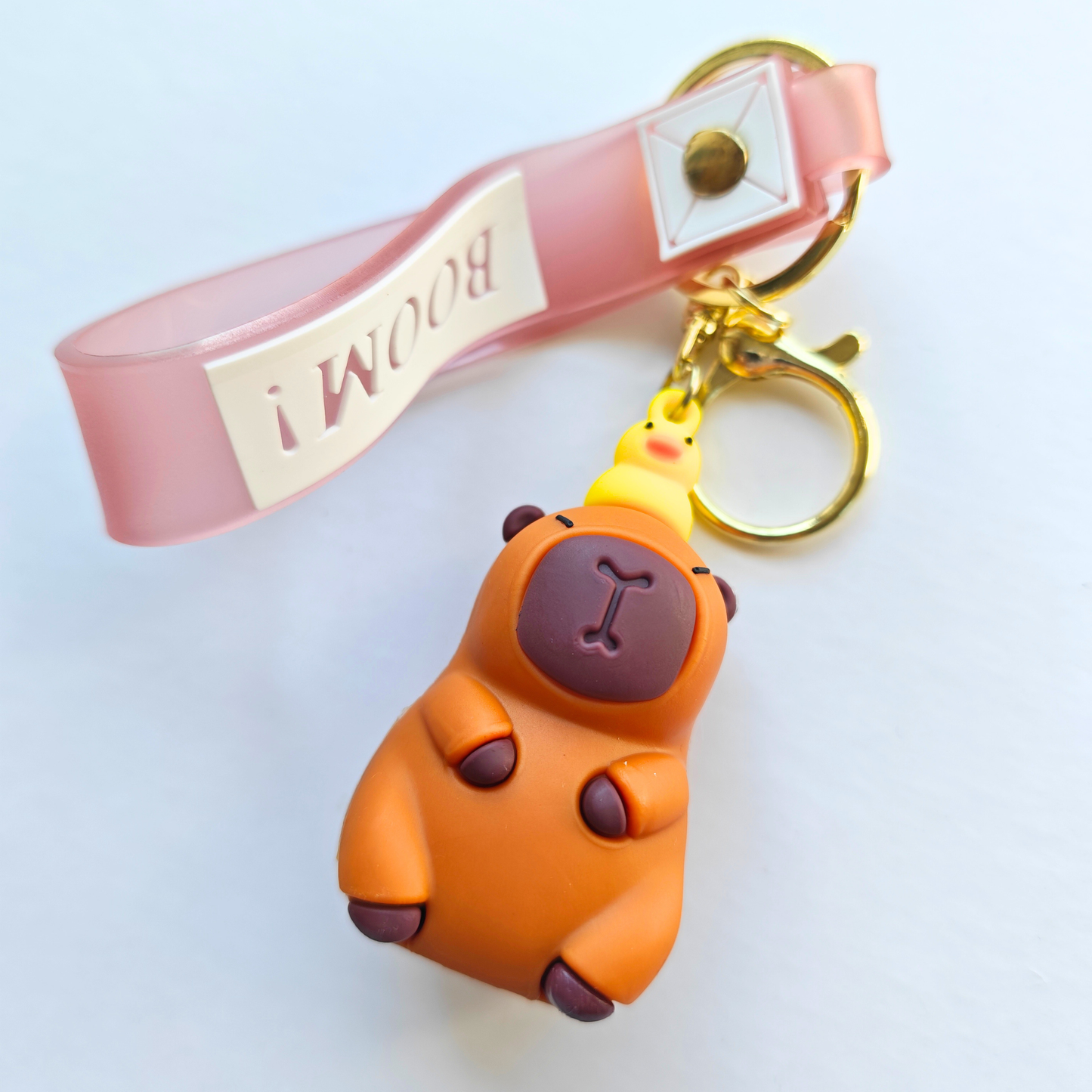 Capybara keyrings charm