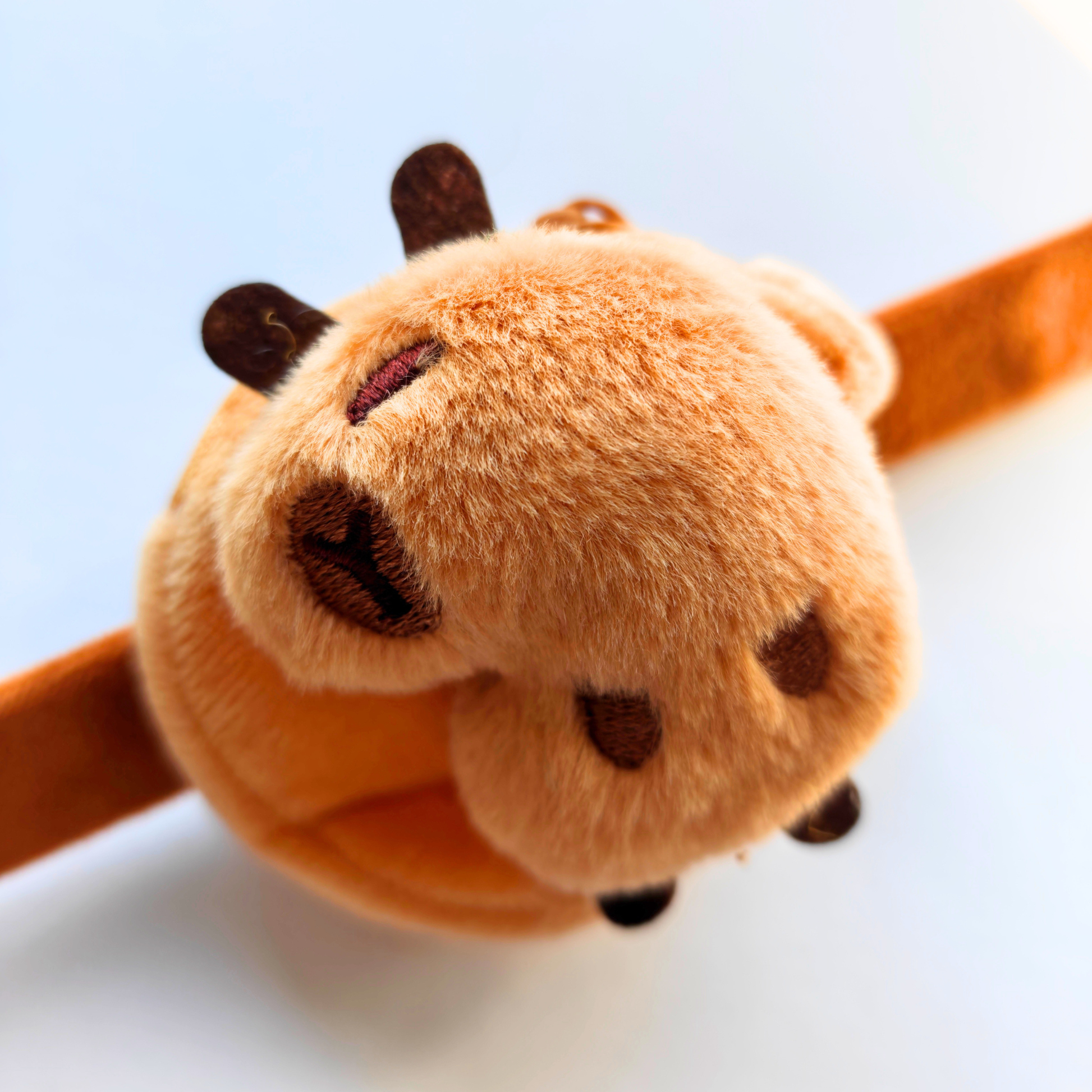 Plush Capybara coin pouch and slap band pouch - TheLittleStuff