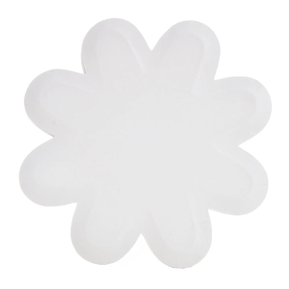 7inch white Daisy plates 10-pack product photo 3