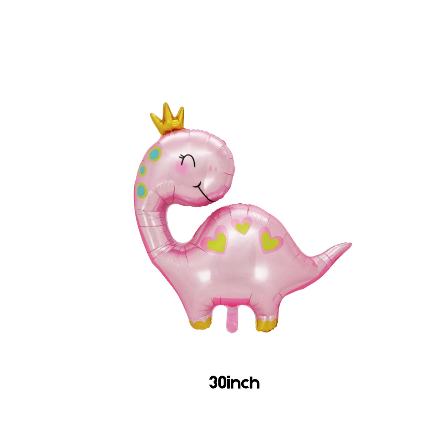 Personalised DIY cute pink dinosaur balloon sculpture stack stand