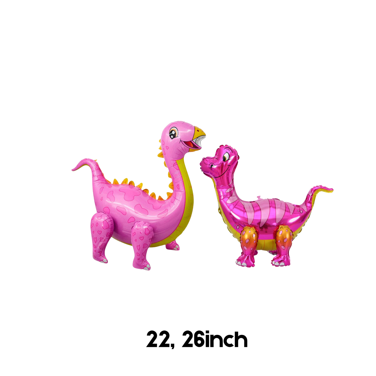 Personalised DIY cute pink dinosaurs balloon sculpture stack stand