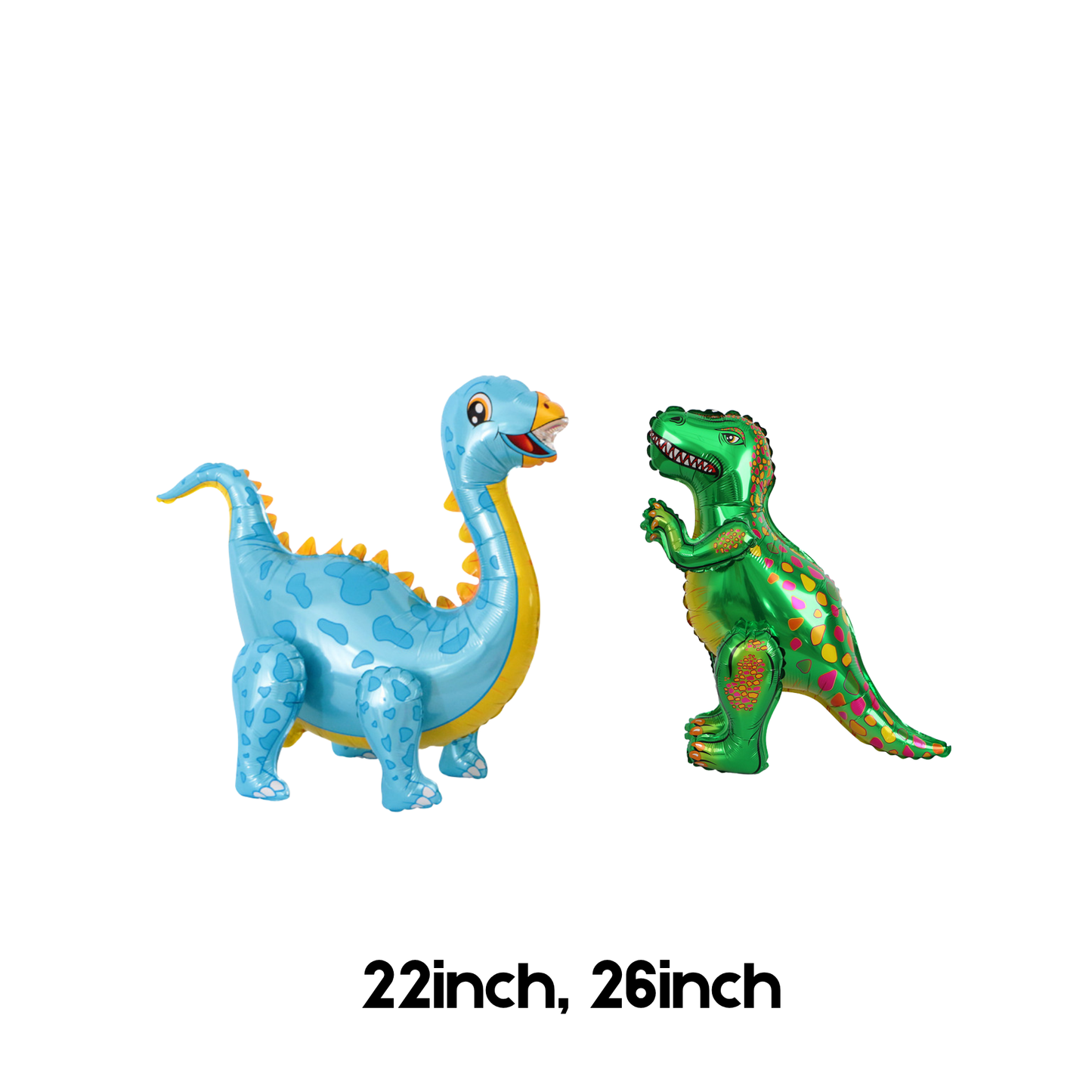 Personalised DIY cute green dinosaurs balloon sculpture stack stand
