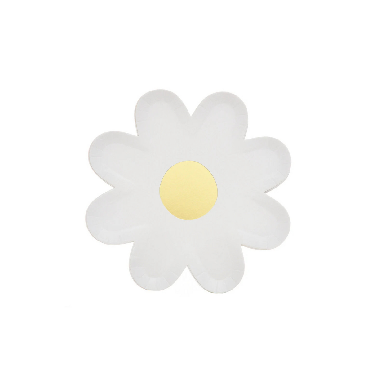7inch white Daisy plates 10-pack - TheLittleStuff