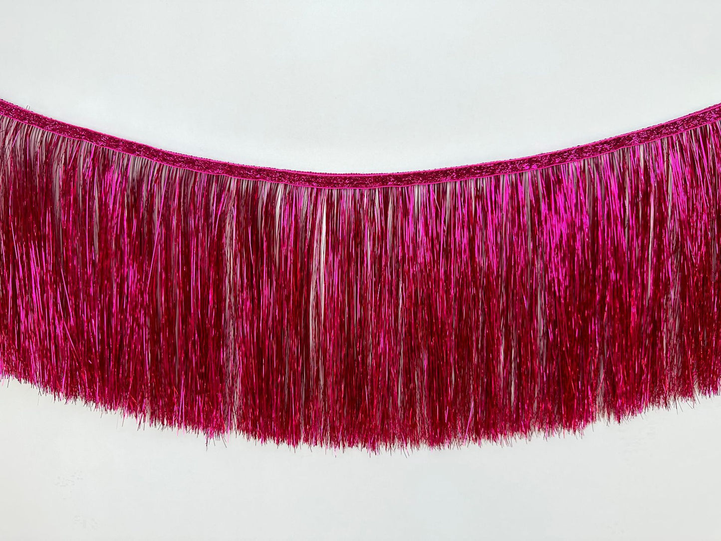 Foil tinsel tassel fringe garland