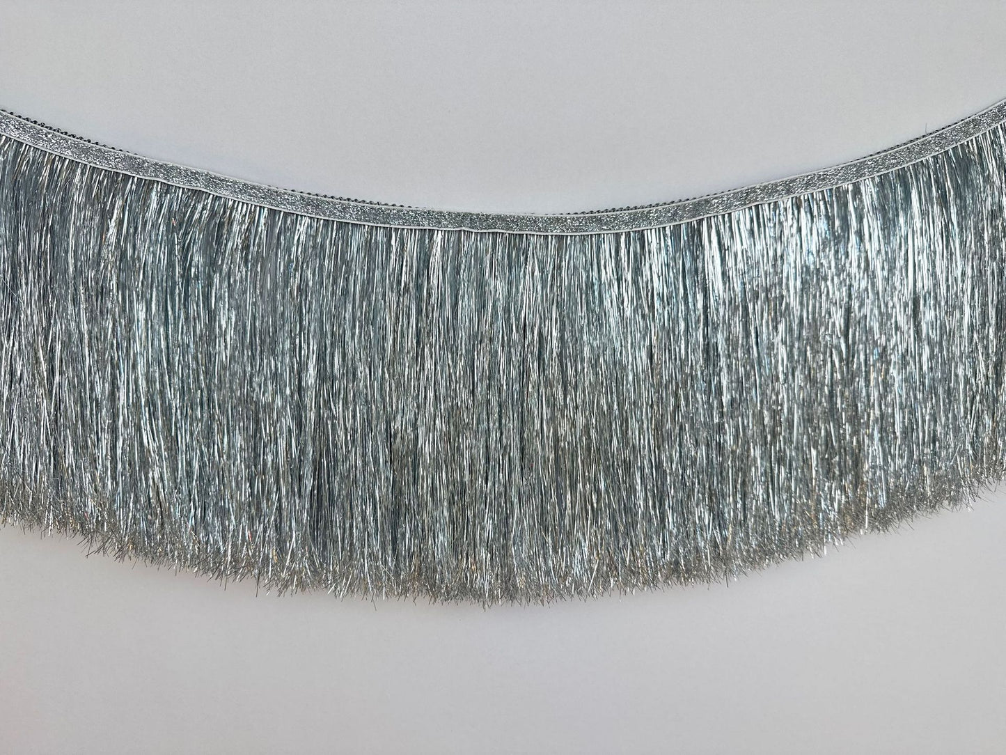 Foil tinsel tassel fringe garland