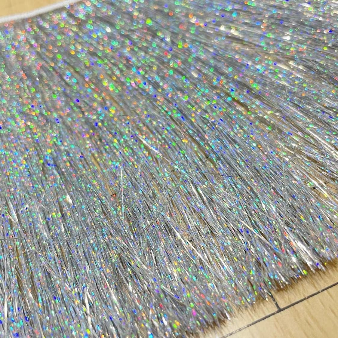 Foil tinsel tassel fringe garland