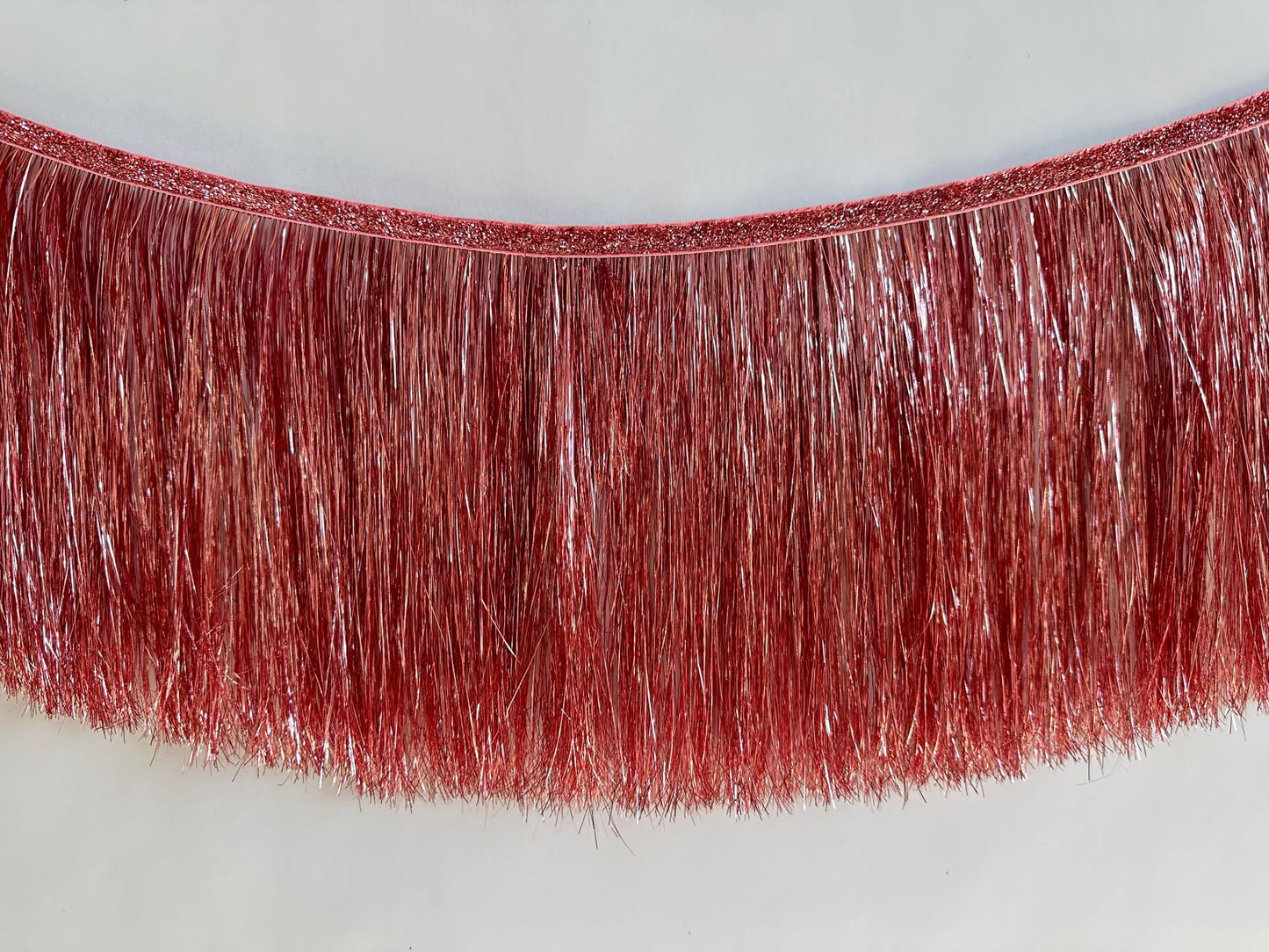 Foil tinsel tassel fringe garland
