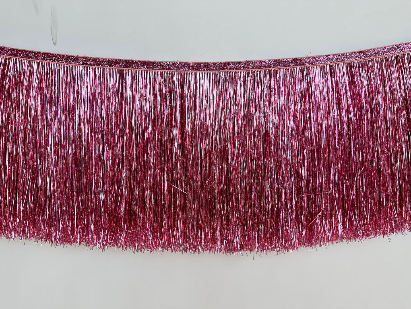 Foil tinsel tassel fringe garland