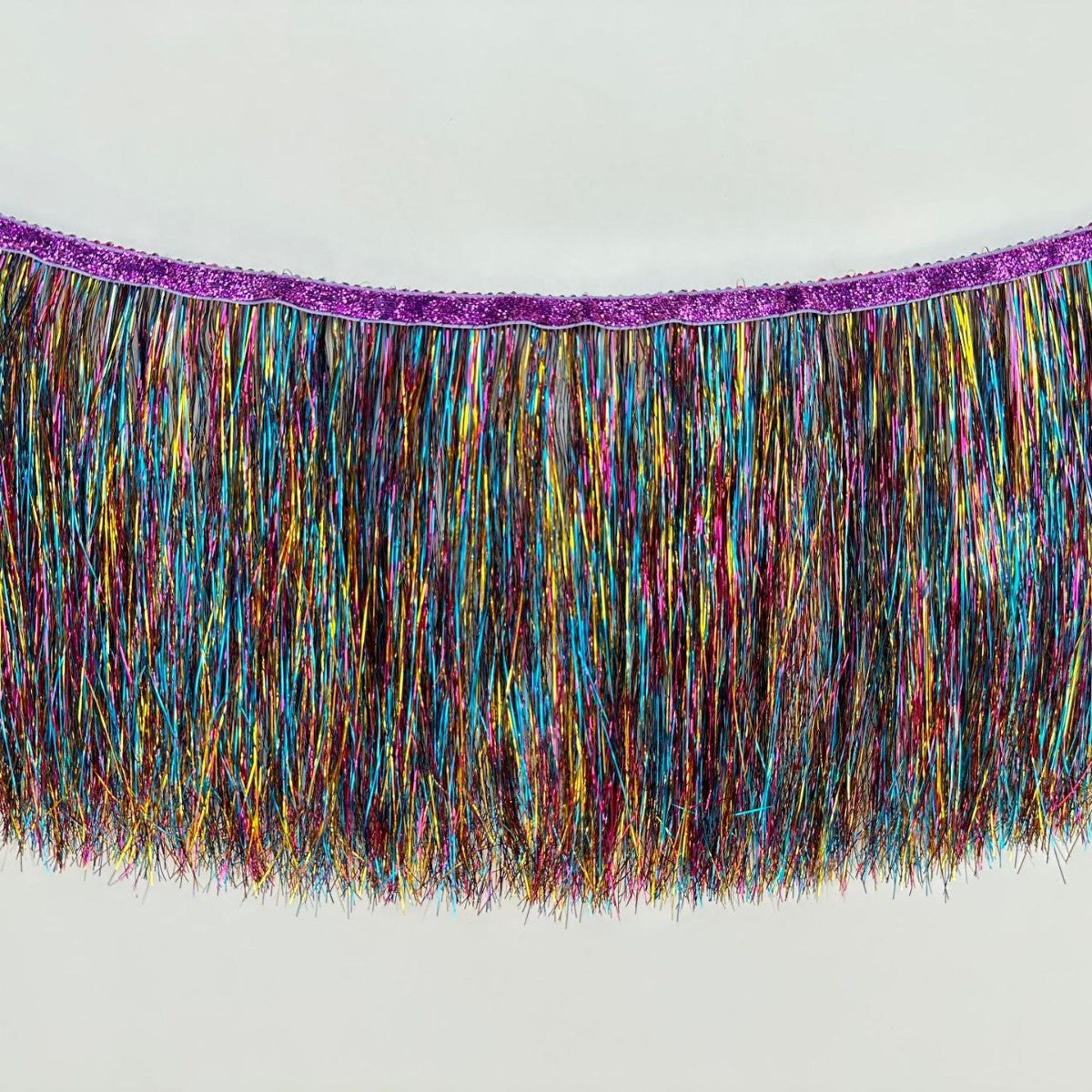 Foil tinsel tassel fringe garland