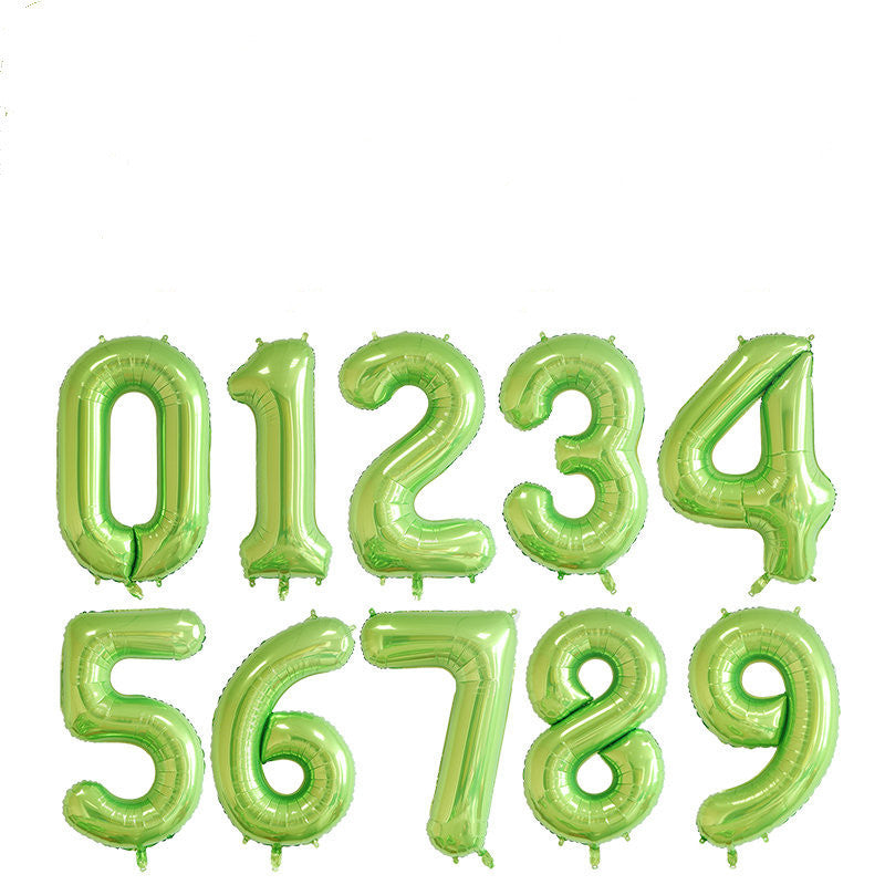 Personalised DIY cute green dinosaurs balloon sculpture stack stand