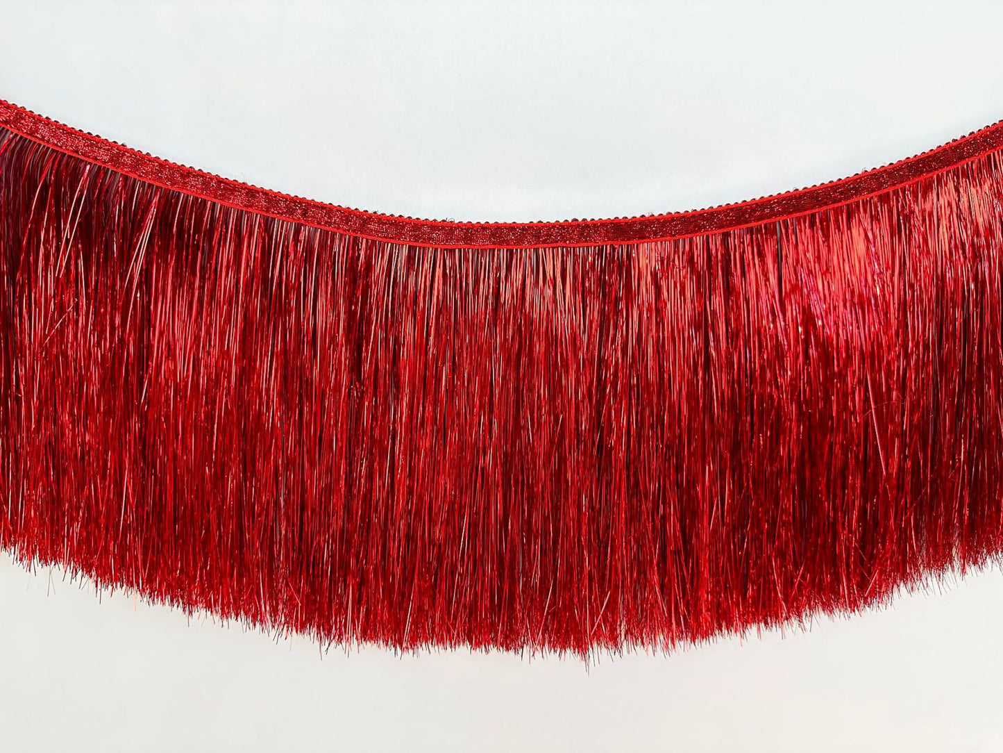 Foil tinsel tassel fringe garland