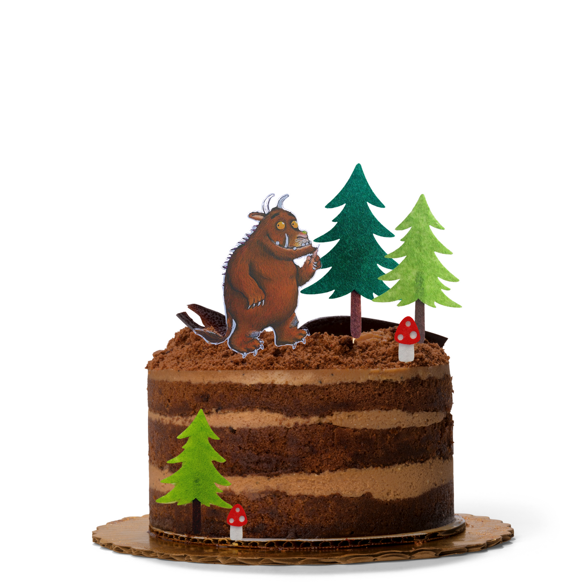 Gruffalo stickman style woodland birthday cake topper set - TheLittleStuff