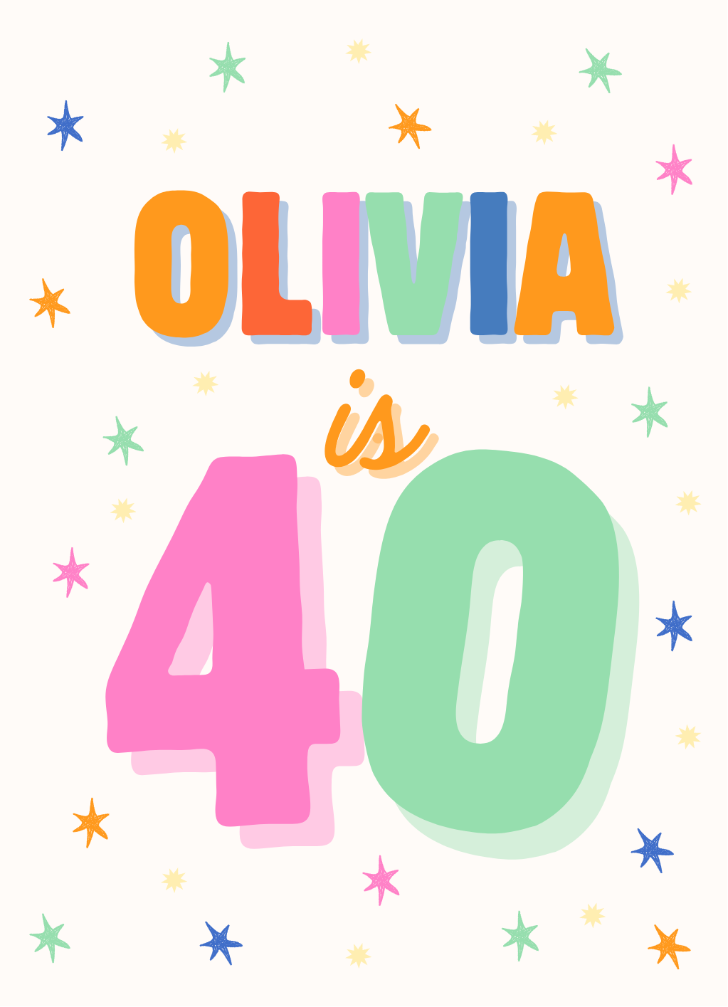 Personalised birthday Greeting Cards - TheLittleStuff