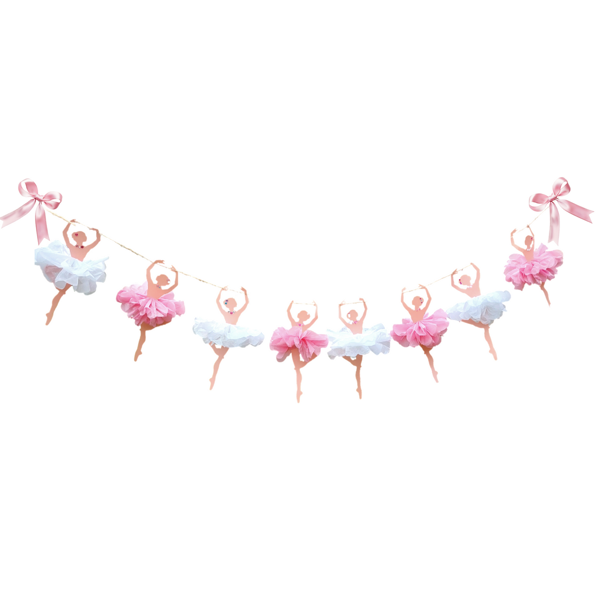 Little Ballerina Dancer Bunting Garland product photo 3