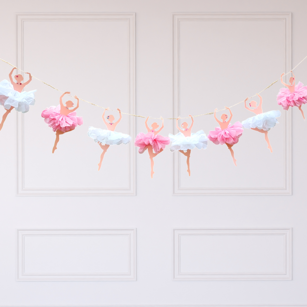 Little Ballerina Dancer Bunting Garland product photo