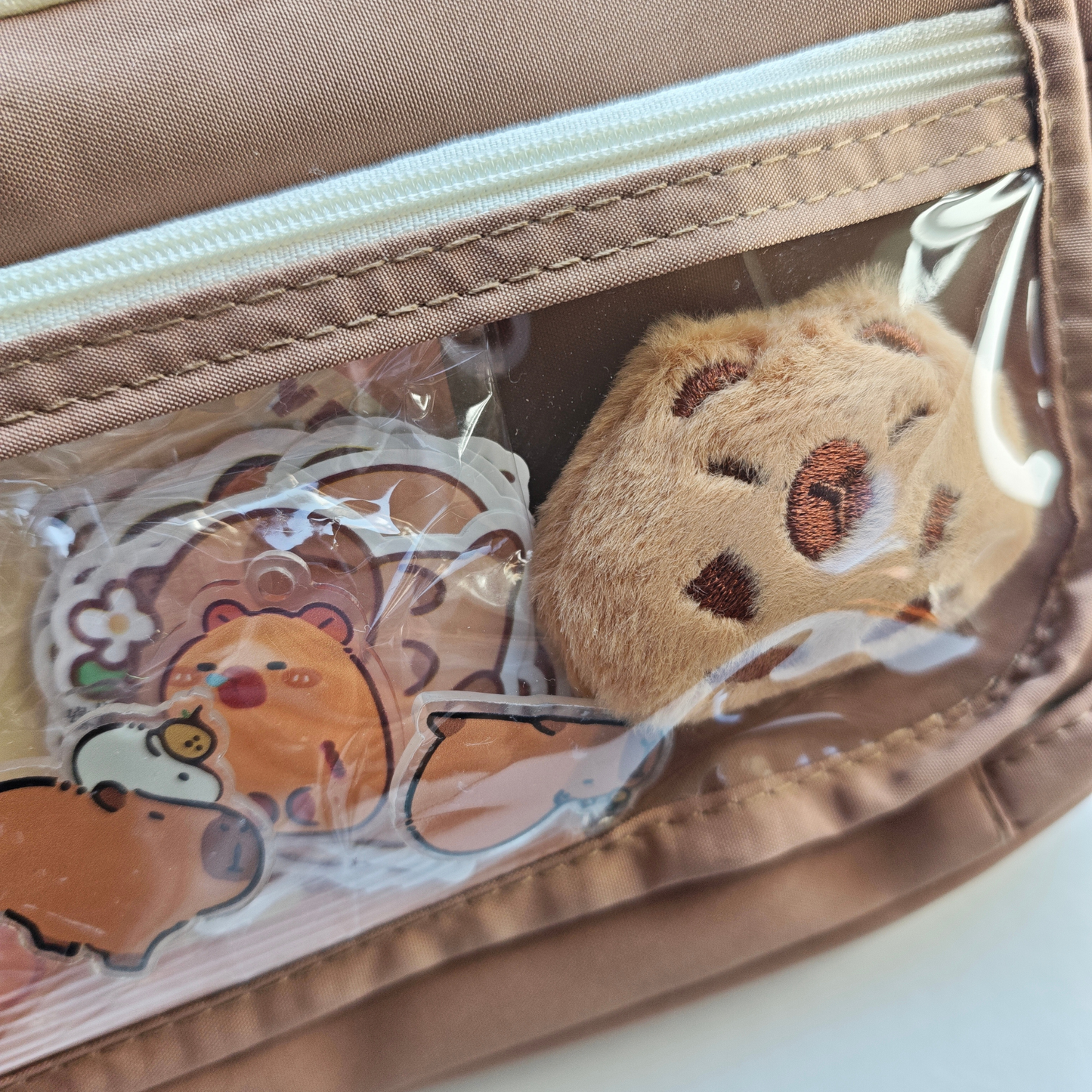 Capybara stationery set pencil case