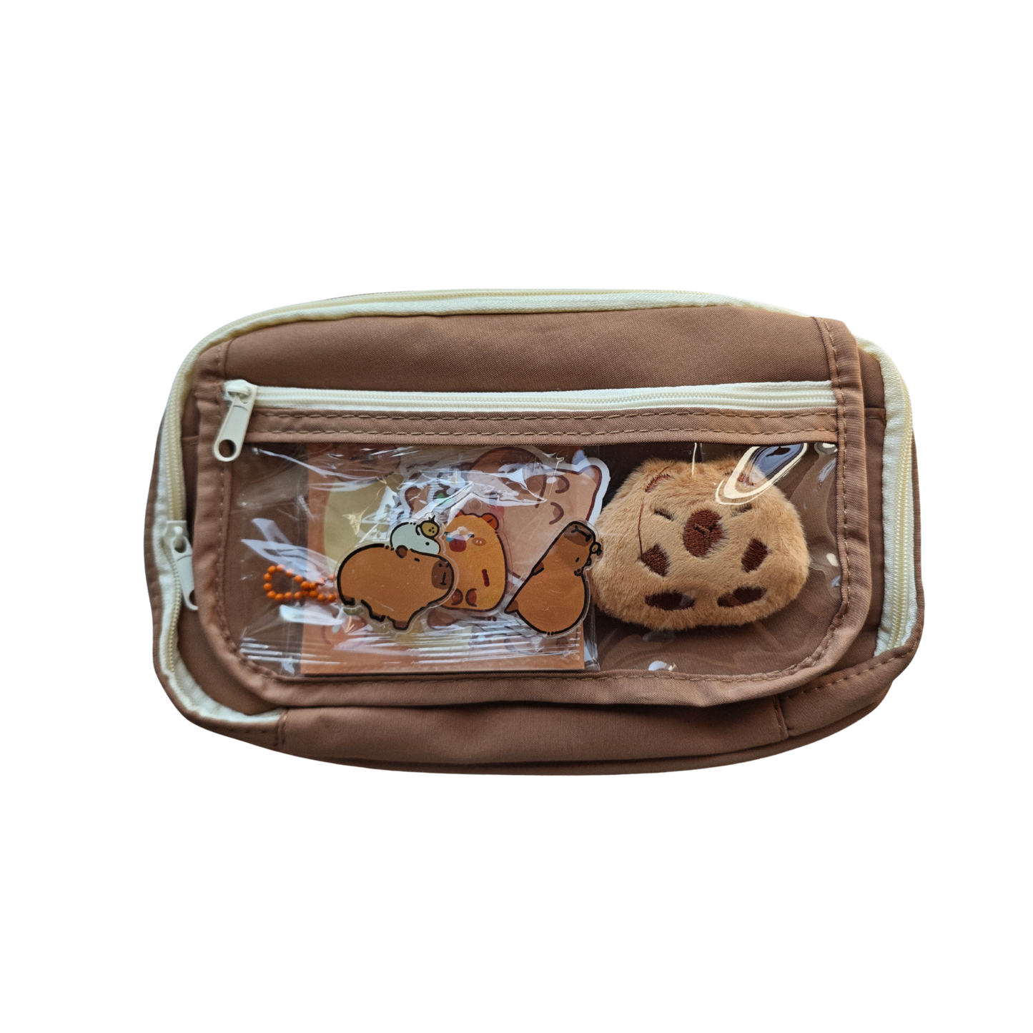 Capybara stationery set pencil case