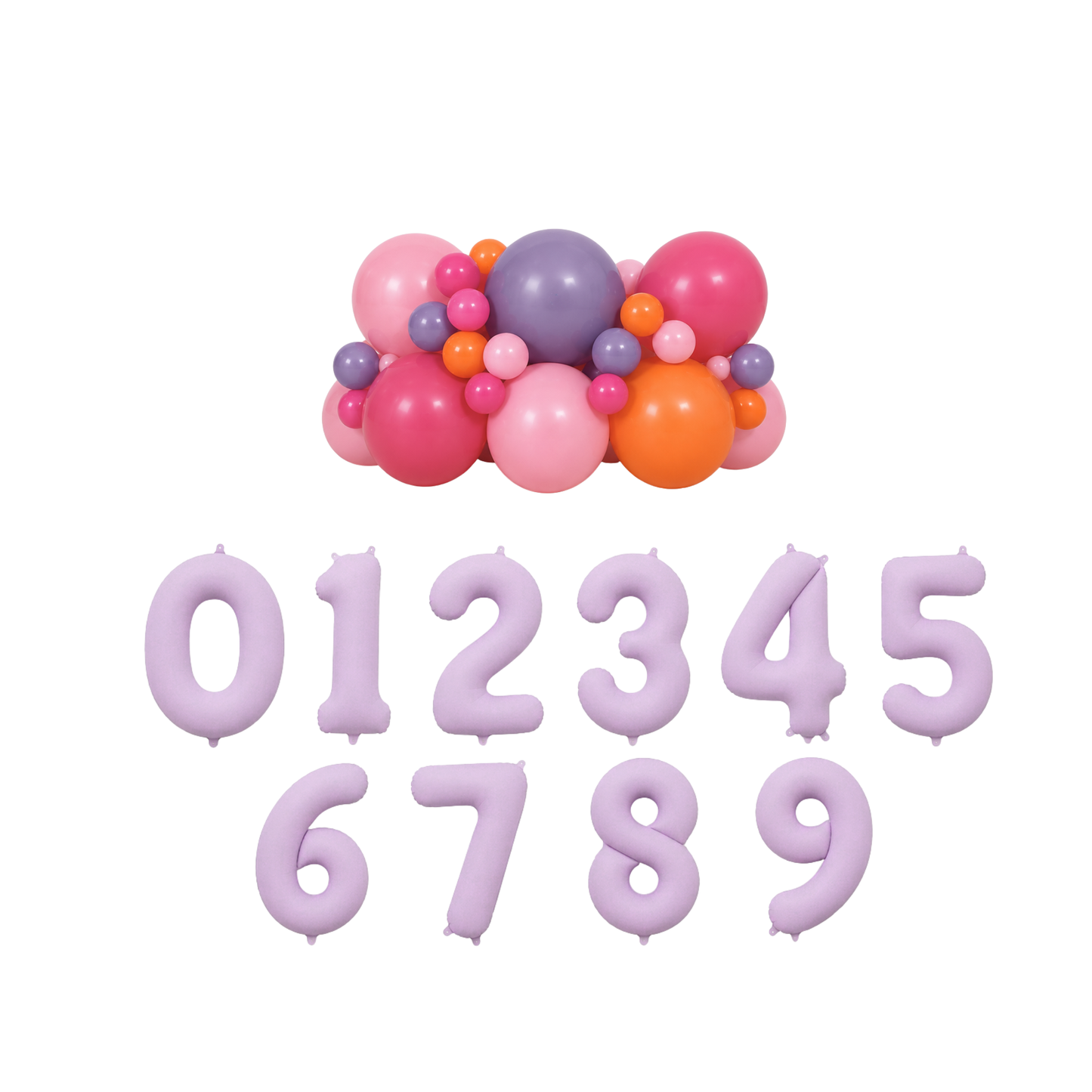 Personalised My Little Pony licensed number balloon display bouquet stack DIY kit