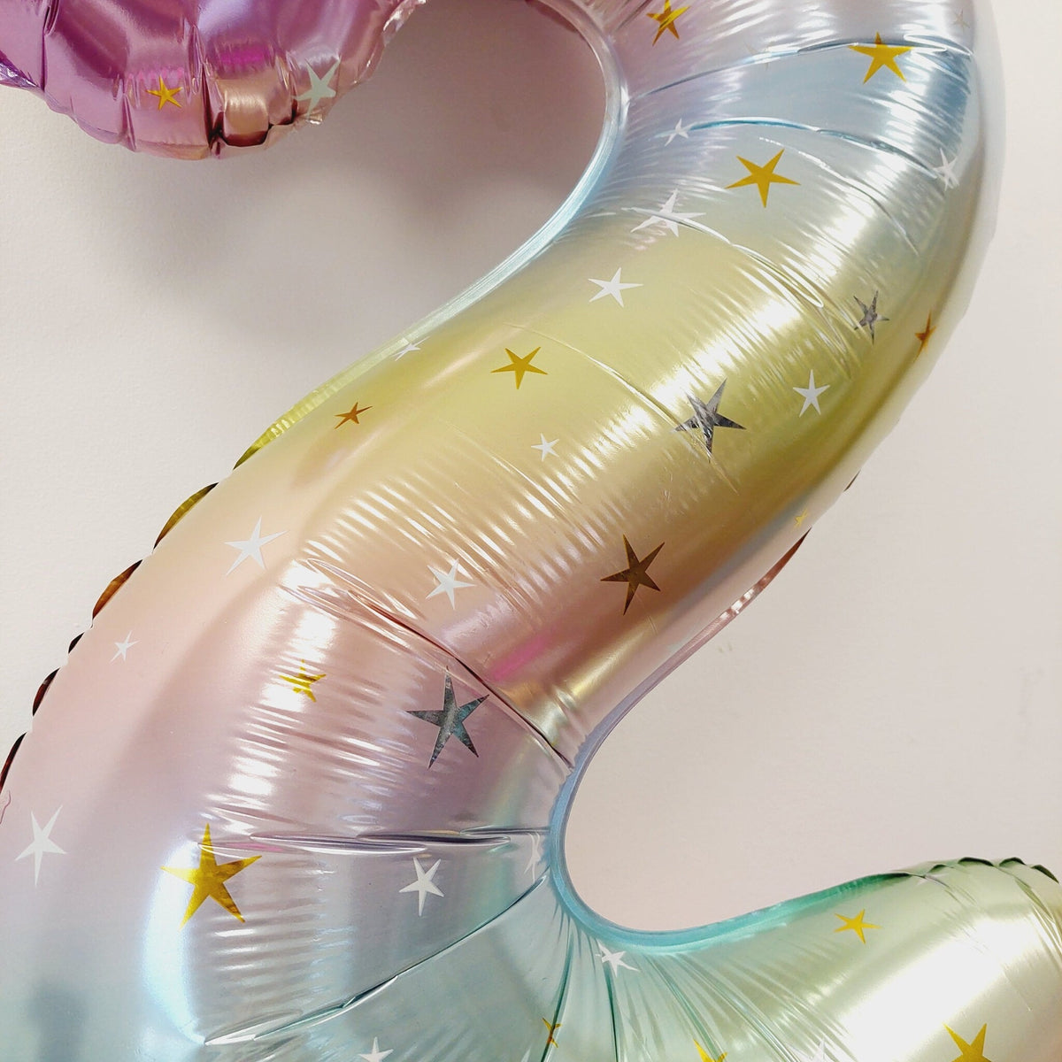 Rainbow unicorn cat stars girls birthday balloon sculpture bouquet product photo 11