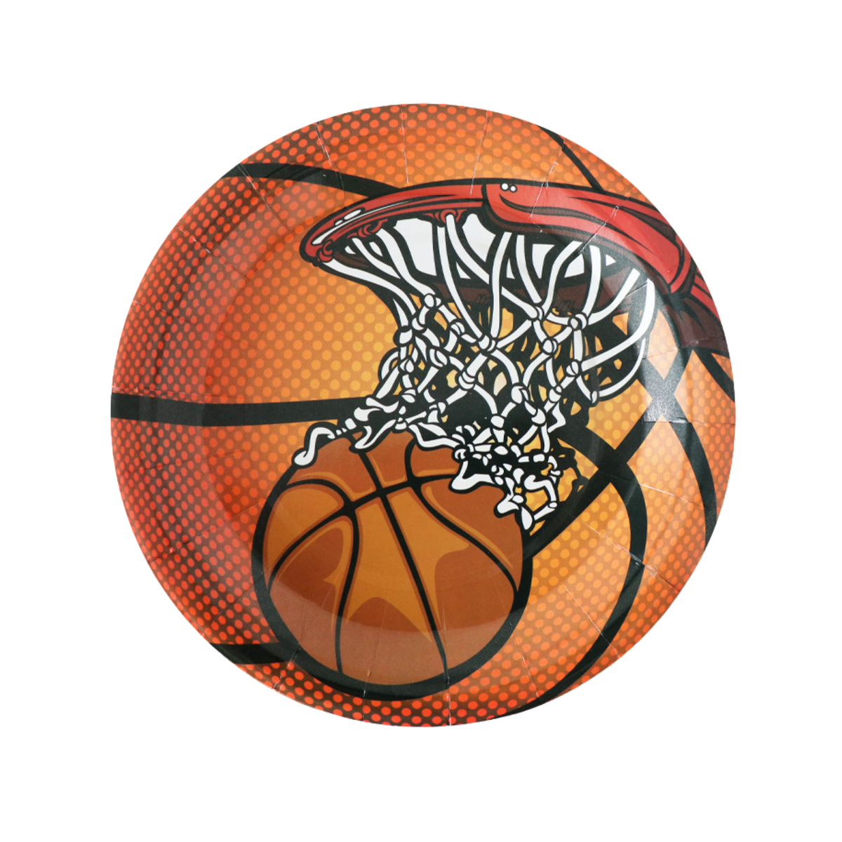 Basket ball party plates 9inch 8pcs set tableware product photo 3