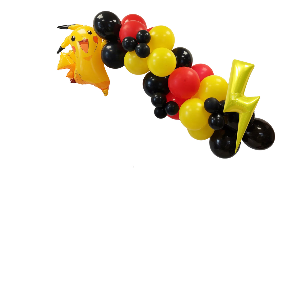 Black red yellow licensed Pokemon boys birthday balloon sculpture bouquet product photo 7