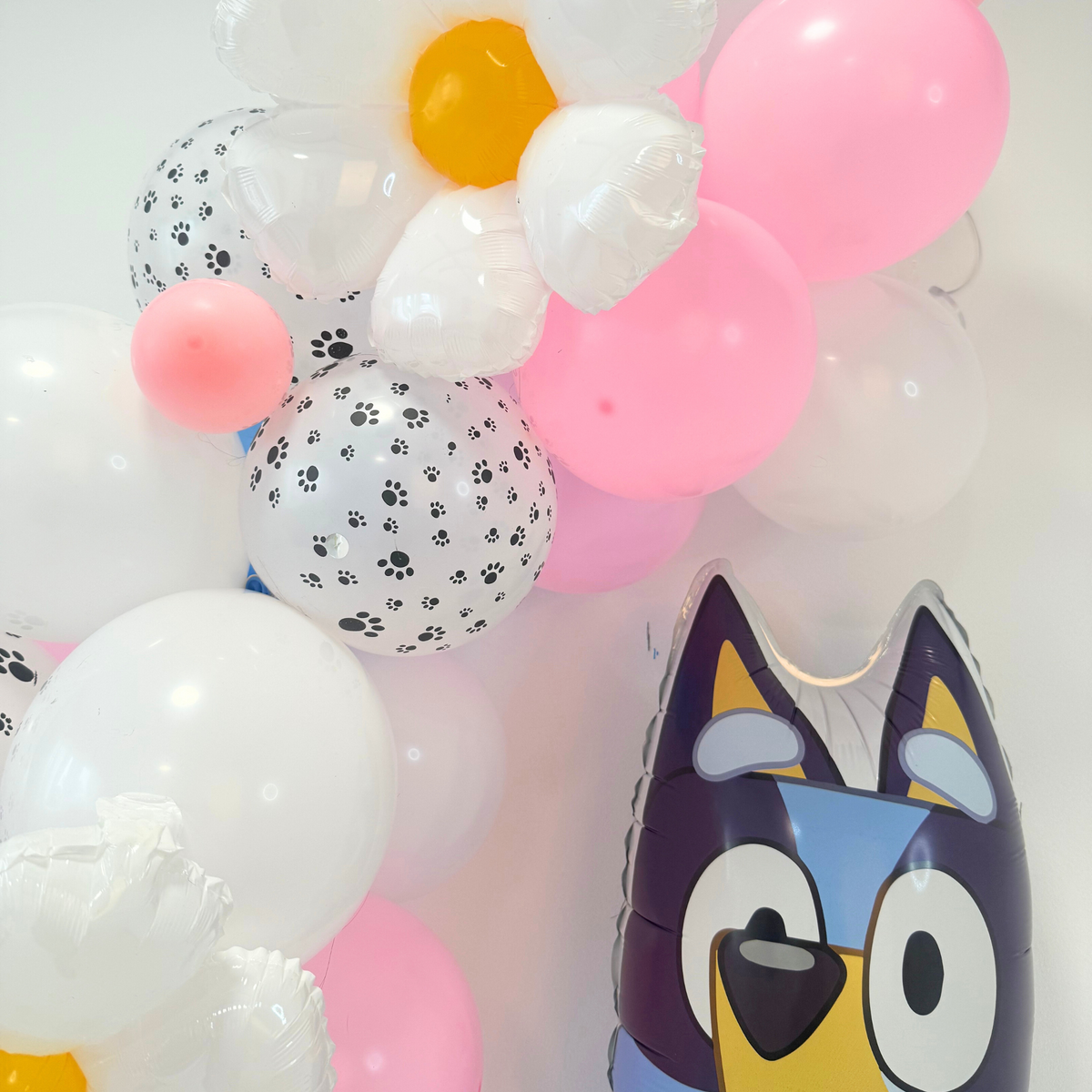 Bluey birthday balloon bouquet sculpture kids boys girls birthdays pink product photo 8