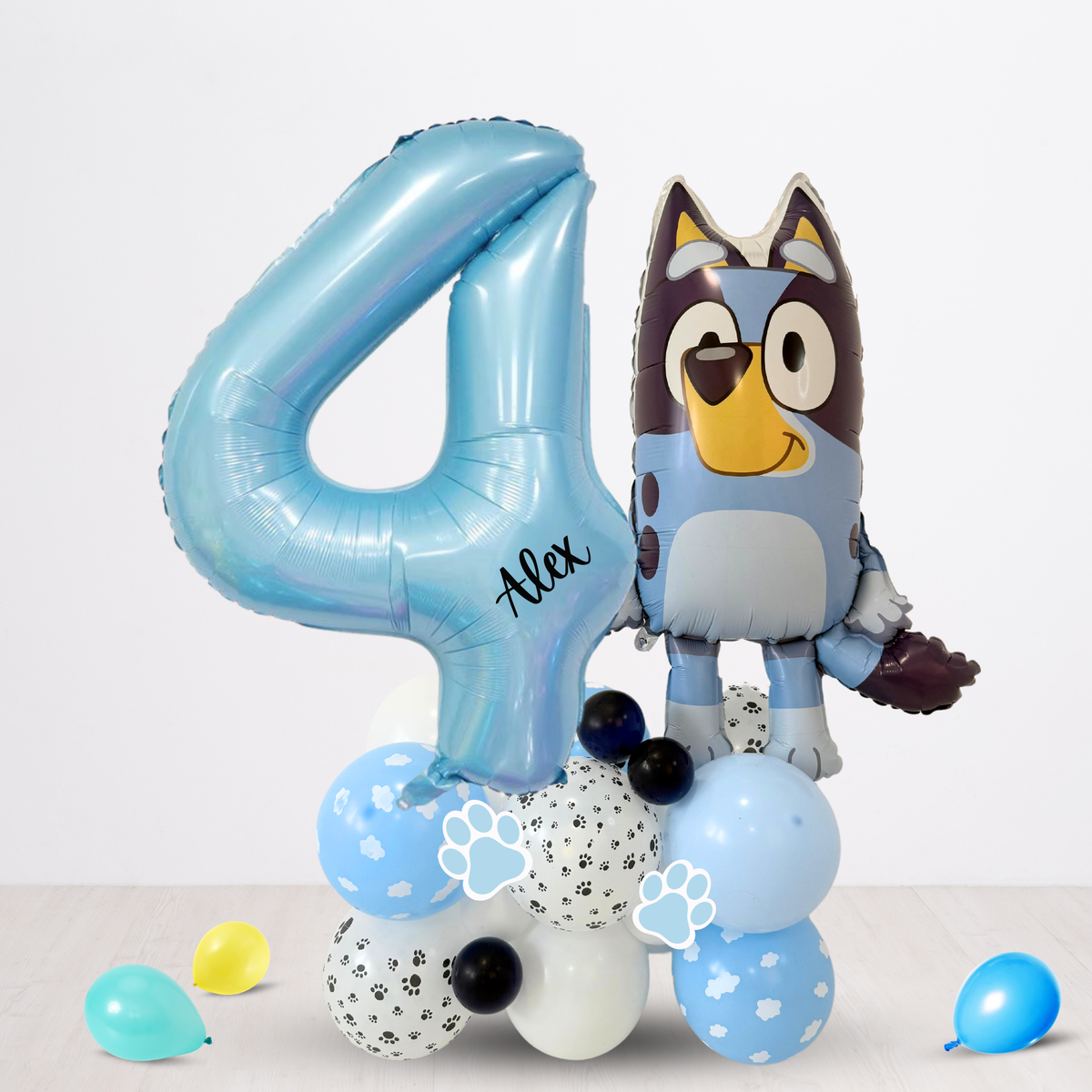 Bluey Birthday Balloon Bouquet Kit product photo