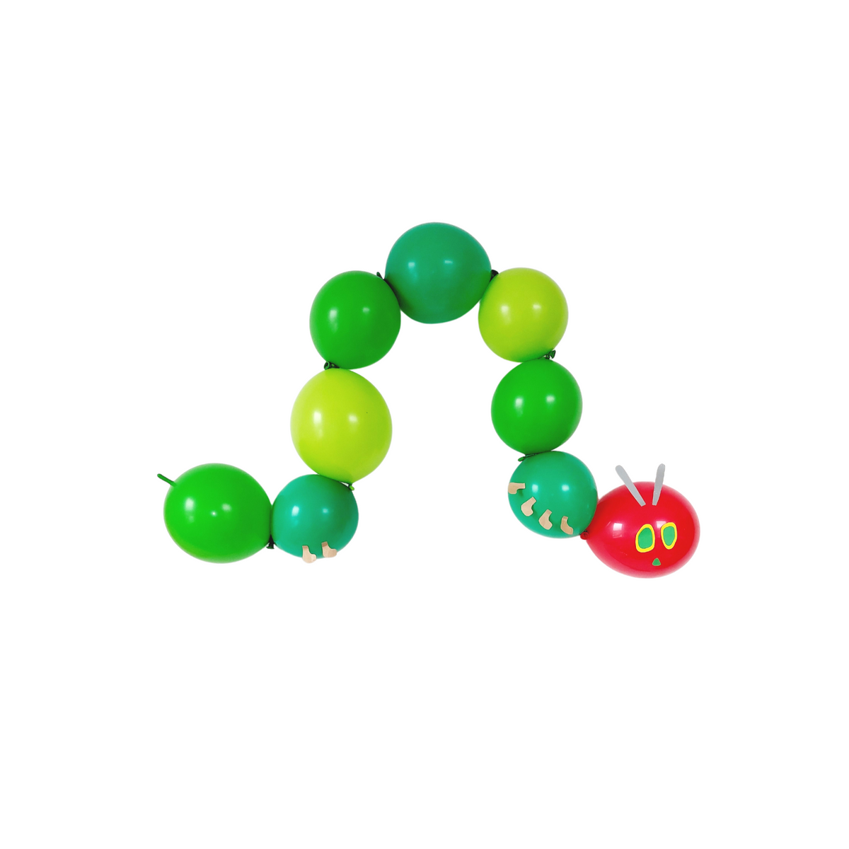 The Hungry Caterpillar and butterfly themed birthday balloon bouquet product photo 4