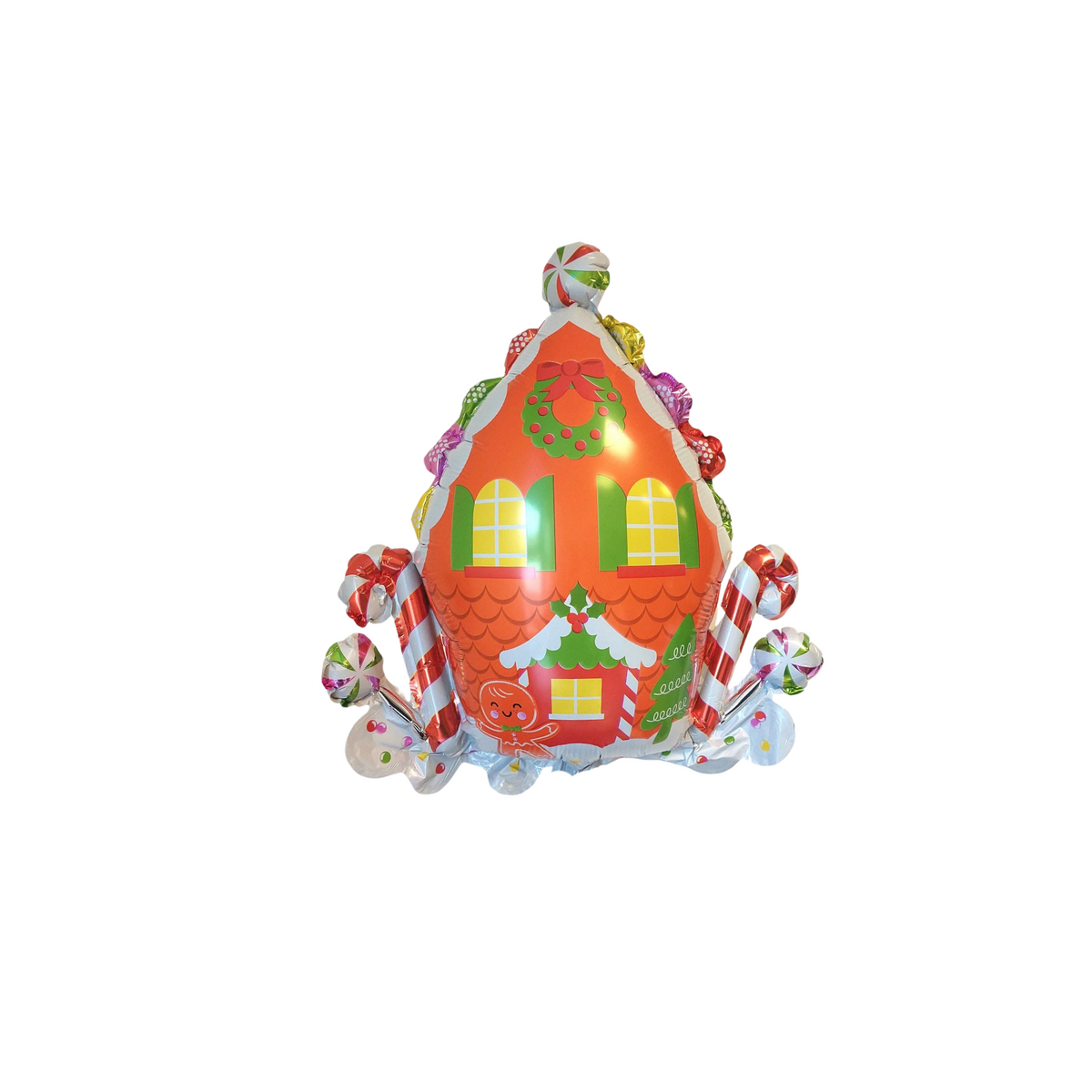 Christmas ginger bread man house sweets candy balloon bundle decoration product photo 2