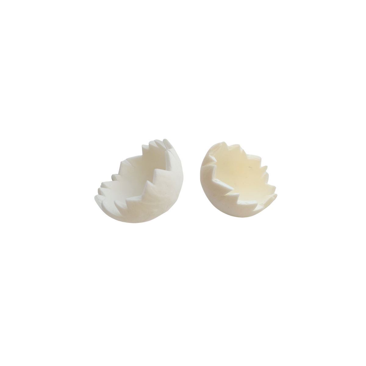 Clay Dinosaurs leaves mushroom egg shells Cake Topper set lifestyle photo