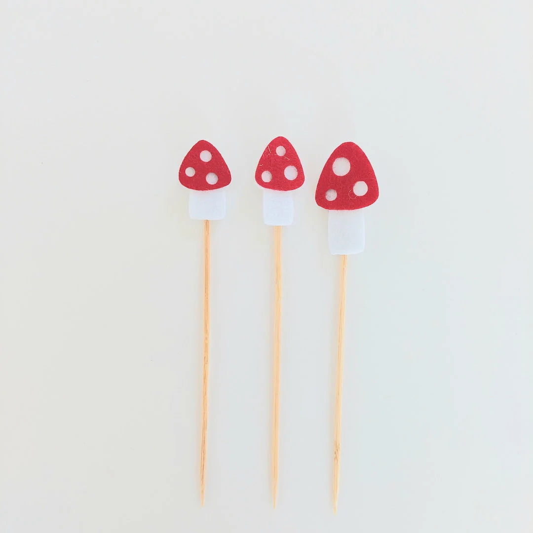 Clay spring forest animals caterpillar ladybird frogs trees reusable cake topper set product photo 7