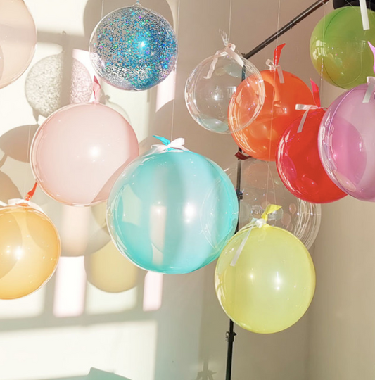 Clear transparent bubble balloons 4 sizes product photo