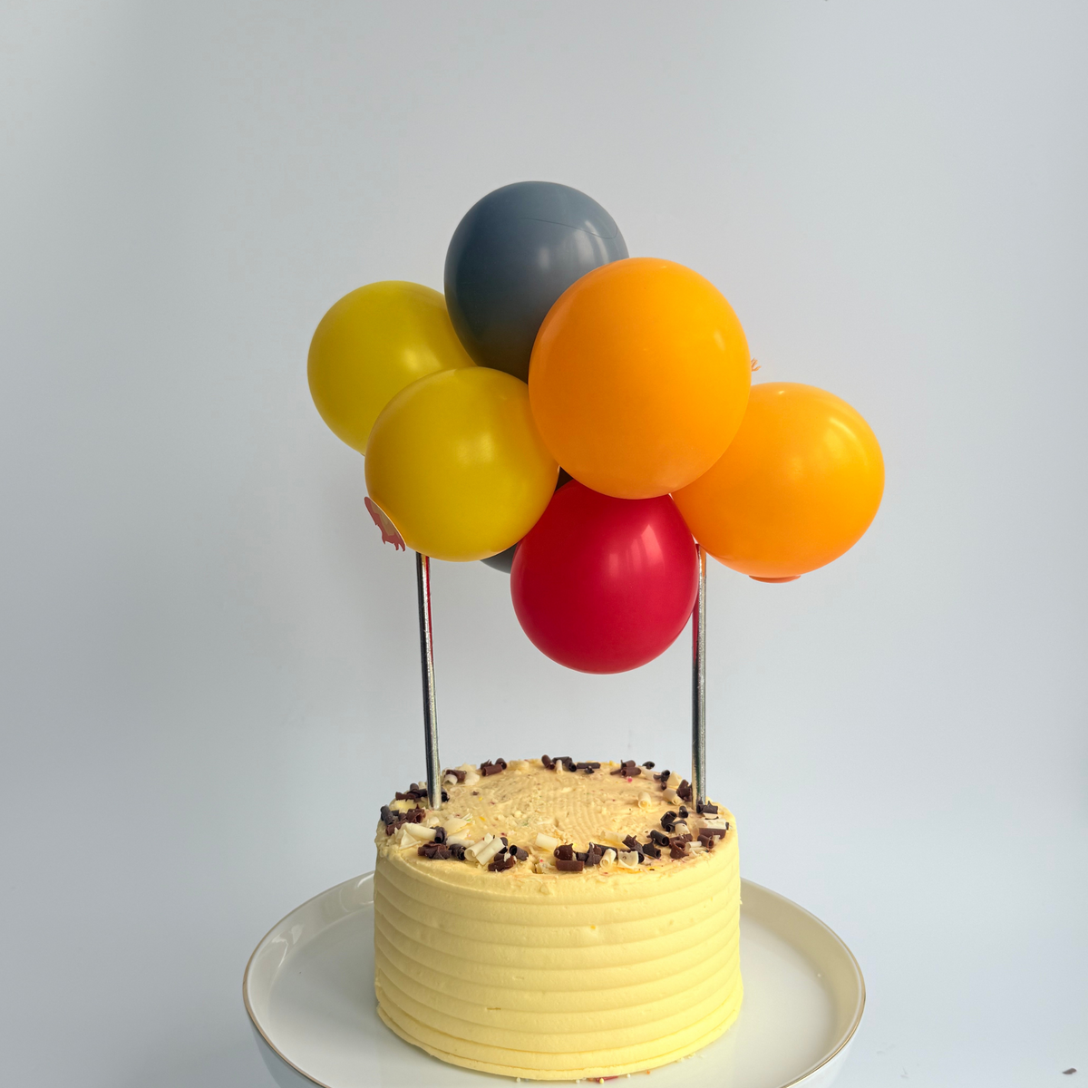 Constructions fire engine balloon cake topper product photo 2