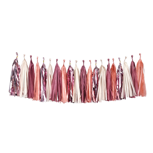 Paper Tassel Garland Burgundy product photo
