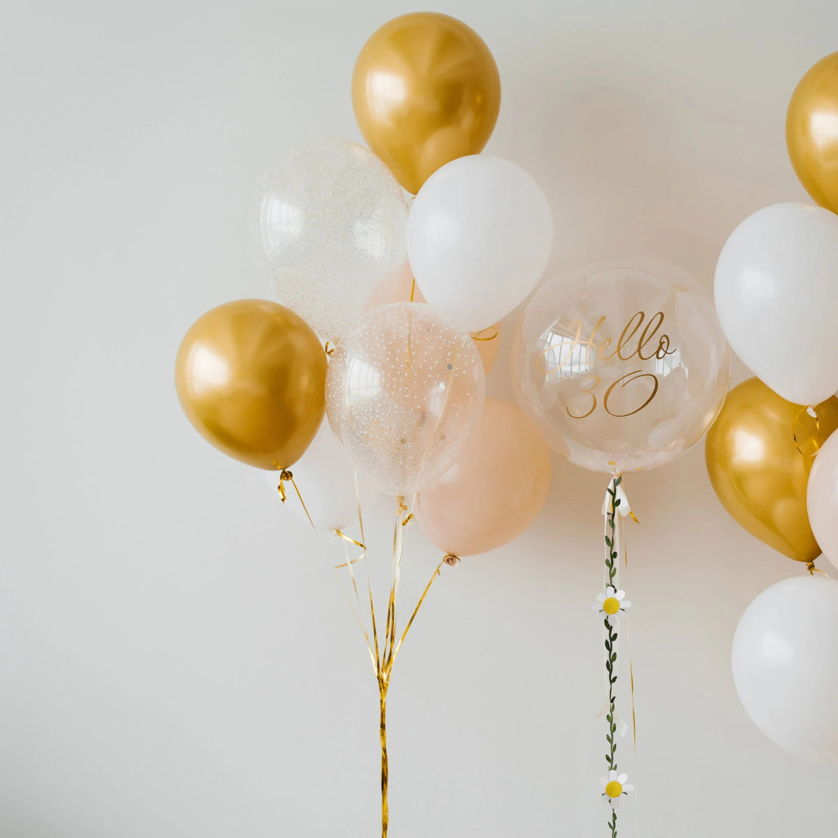 Daisy and Leaves Bunting Garland balloon tails decoration product photo 4