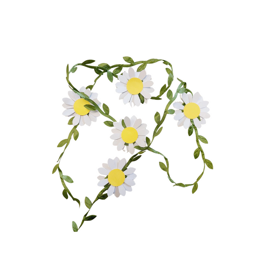 Daisy and Leaves Bunting Garland balloon tails decoration product photo
