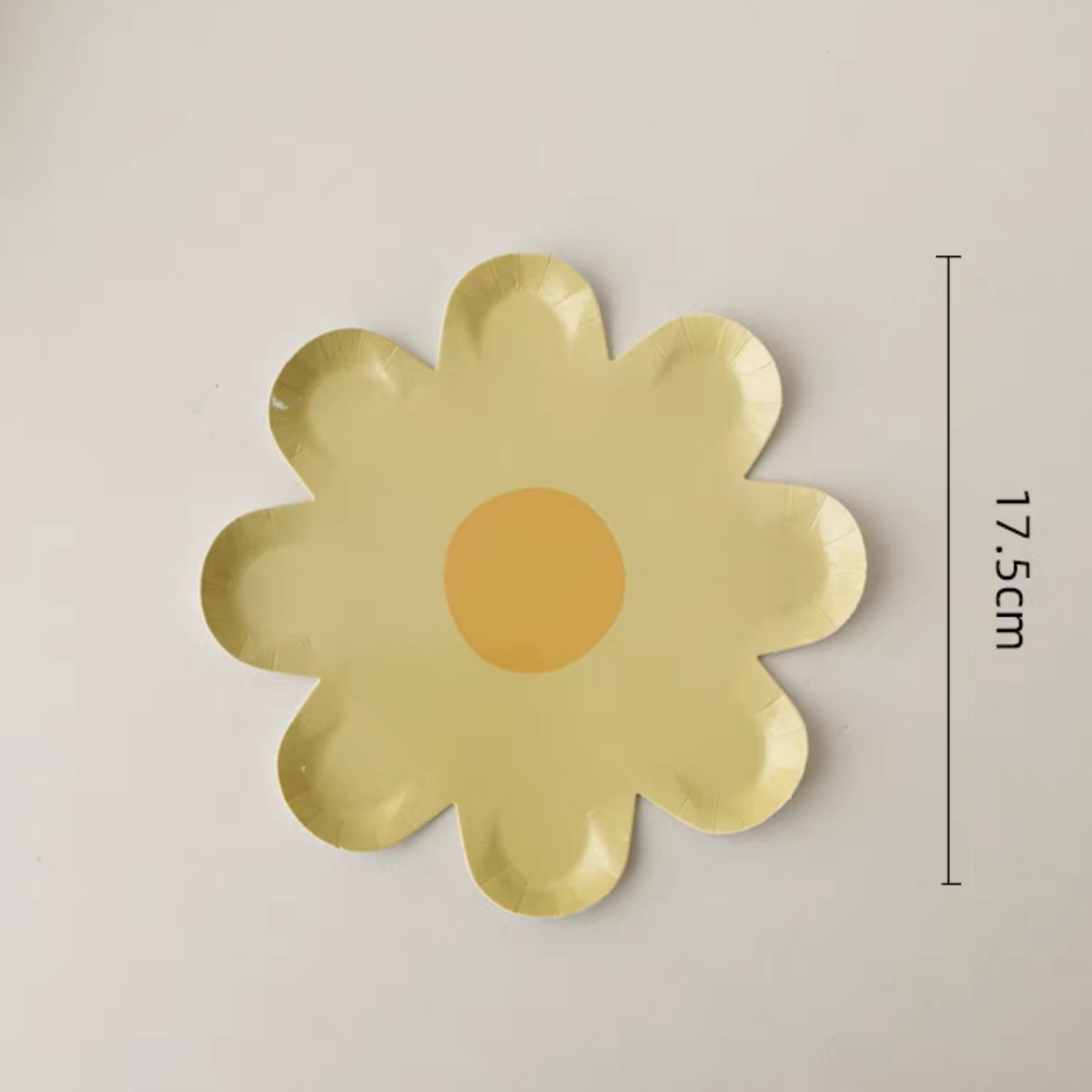 7inch Daisy plates and leaf napkin 8-pack product photo 9