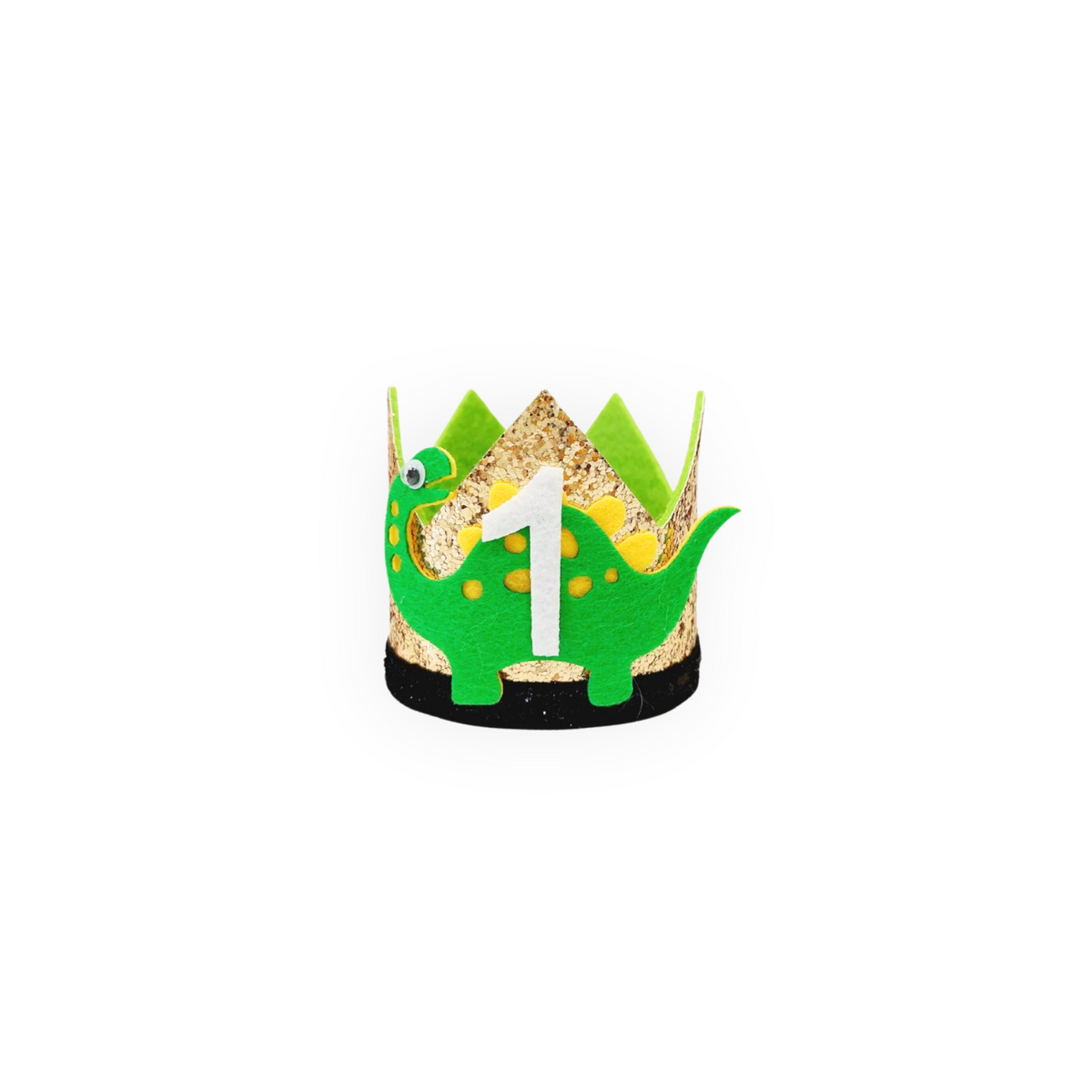Dinosaur Birthday Party Cake Smashing Felt crown Hat product photo 3