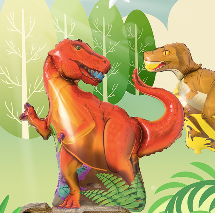 Dinosaur foil balloons birthday party decorations product photo 4
