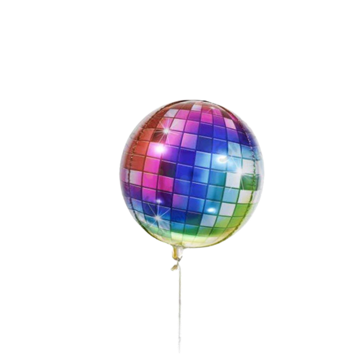 22inch Disco Light Ball Helium Foil Balloon Multi or Silver product photo 2