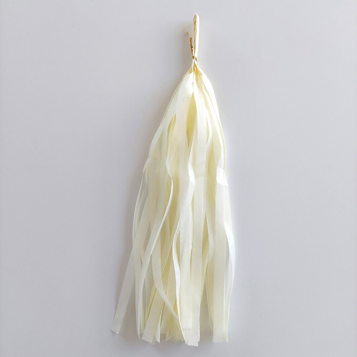 DIY Black Matte Gold Ivory Paper Tassel Garland product photo 2