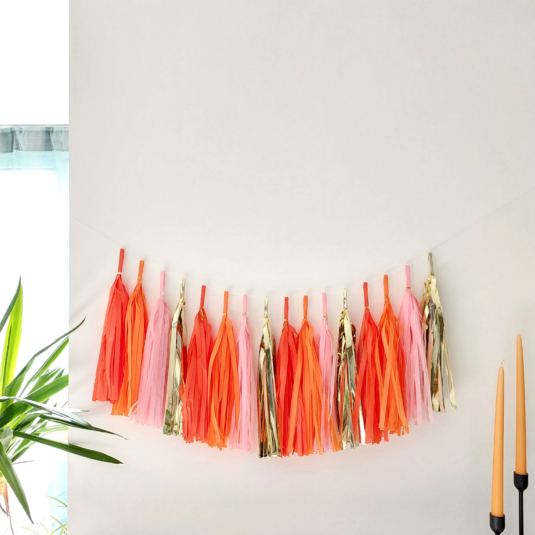 DIY Sweet Juicy Halloween Paper Tassel Garland product photo 2
