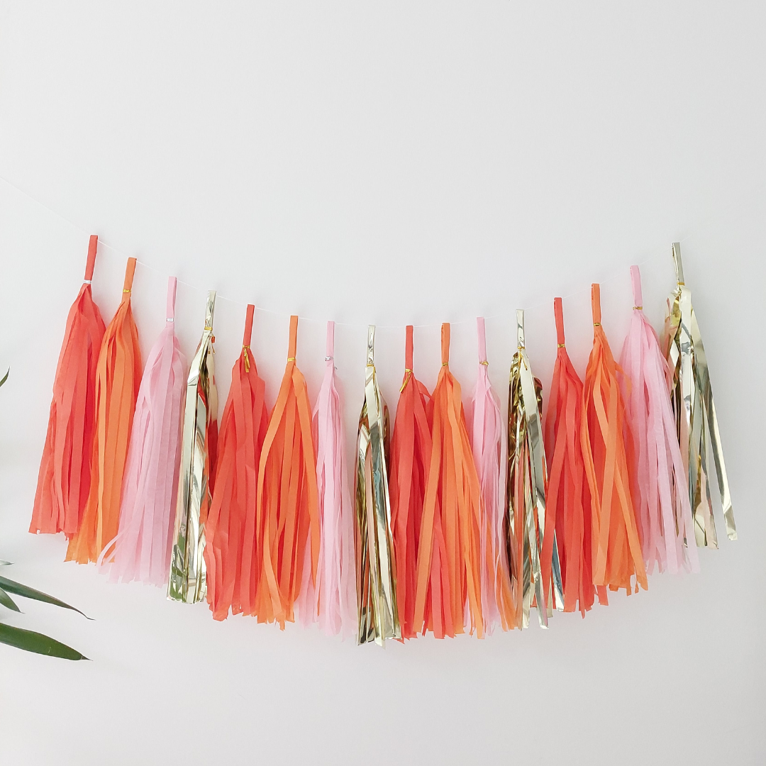 DIY Sweet Juicy Halloween Paper Tassel Garland product photo