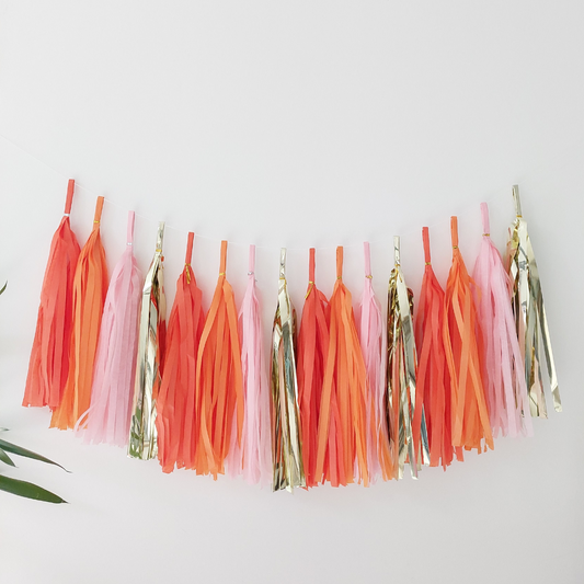 DIY Sweet Juicy Halloween Paper Tassel Garland product photo